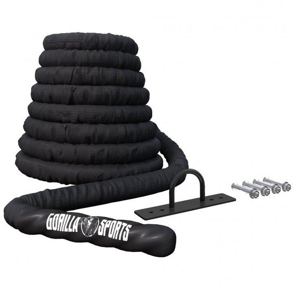 Battle Rope In Versch. Längen Und Dicken Unisex Schwarz ONE SIZE
