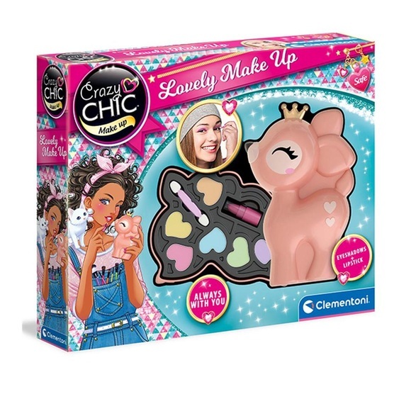Clementoni - Crazy Chic Lovely Make Up Rehkitz, mehrsprachige Version