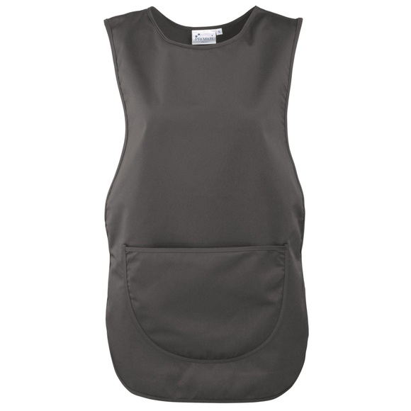 Arbeitsschürze Mit Tasche Unisex Grau M