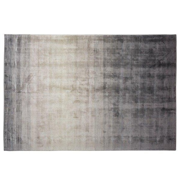 Beliani Teppich hellgrau/dunkelgrau 160 x 230 cm Kurzflor ERCIS