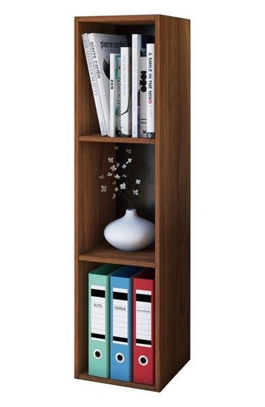 Holz Stand Aufbewahrung Standregal Bücherregal Deko Regal Mendas 3 Fächer Holz Stand Aufbewahrung Standregal Bücherregal Deko Regal Mendas 3 Fächer