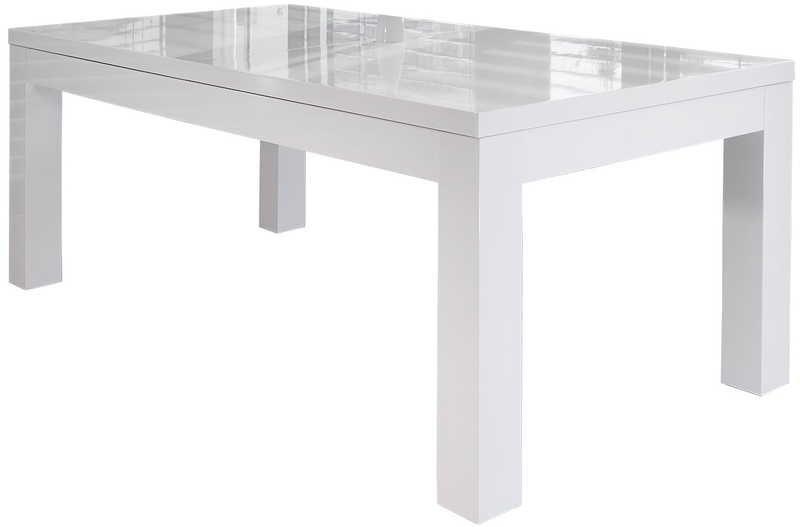 Esstisch 180-260x90cm weiss