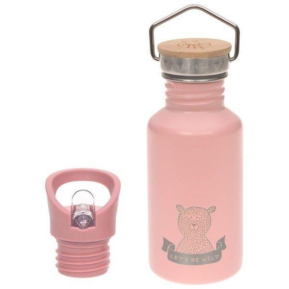 Lässig Edelstahl-Trinkflasche ADVENTURE 0,5 l in rosa