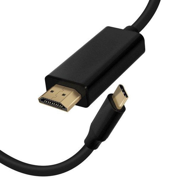 Avizar Samsung Galaxy S8 USB-C zu HDMI-Kabel-2m Adapter Schwarz