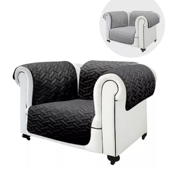 Starlyf Sofa Cover Sessel-/ Sofabezug schwarz-grau