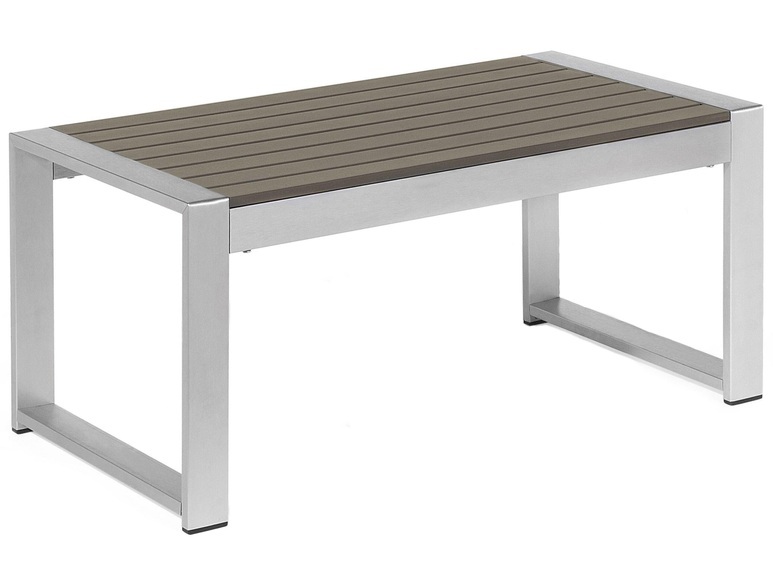 Couchtisch aus Aluminium SALERNO Couchtisch aus Aluminium SALERNO