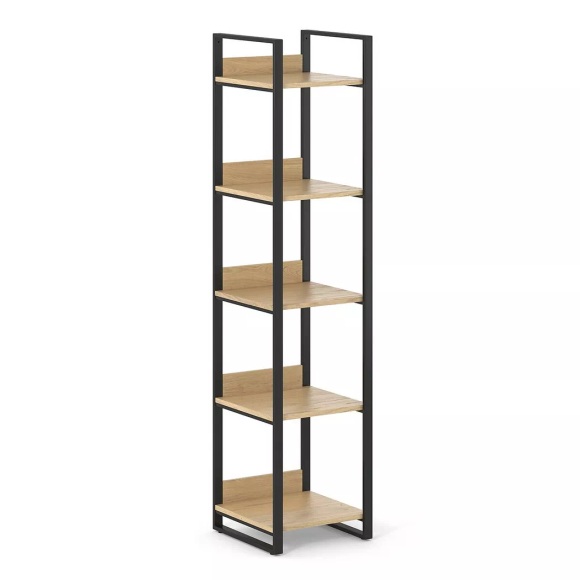 Regal aus Kiefer massiv und Metall, Hiba