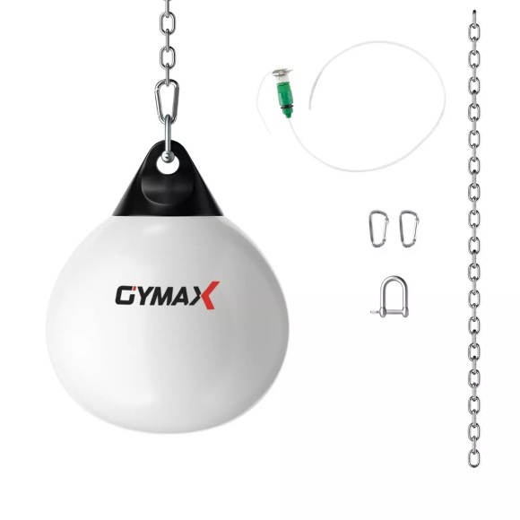 Northix - Ø45 cm Wasserboxsack 50 kg Boxing Punching Bag mit Verstellbarer Metallkette Weiß, 65.5CM