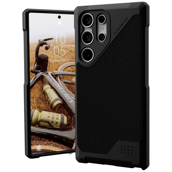 Urban Armor Gear Metropolis LT Pro Outdoorcase Samsung Galaxy S23 Ultra Schwarz