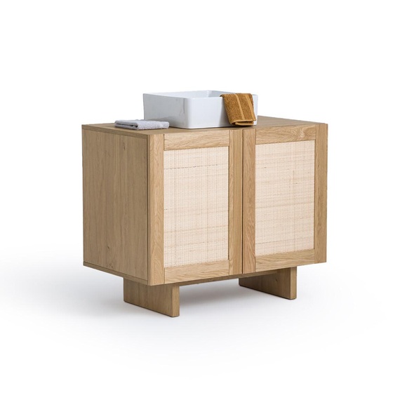 Waschtisch Arty Mit Rohrgeflecht Unisex Beige ONE SIZE