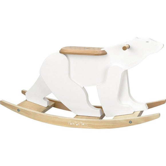 Schaukeleisbär Weiss