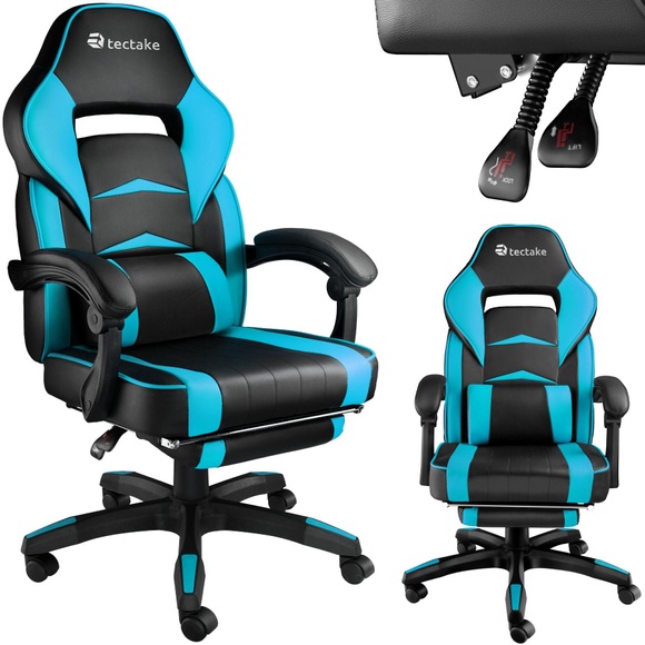 Racing Bürostuhl Comodo mit Fussstütze Racing Bürostuhl Comodo mit Fussstütze