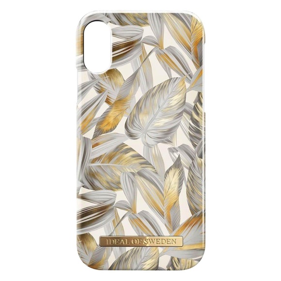 iDeal of Sweden iPhone Xs / X Hardcase Hülle Platinum Leaves (IDFCSS19-IXS-117)