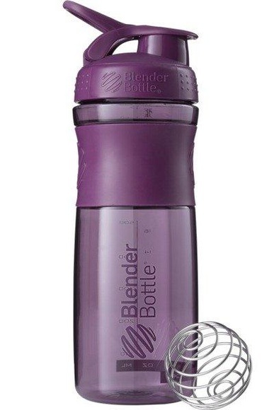 28oz / 820ml BlenderBottle SportMixer Flip, Plum