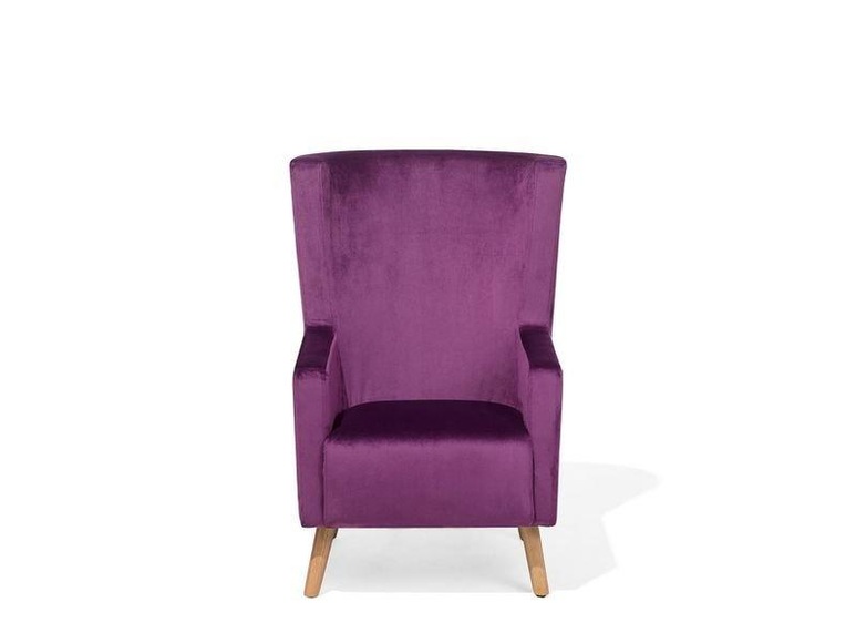 Beliani Sessel Samtstoff violett ONEIDA