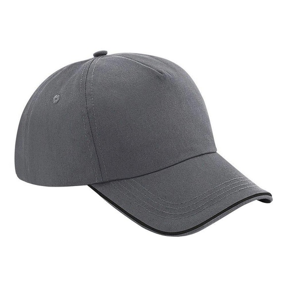 Authentic 5panel Kappe Herren Grau ONE SIZE