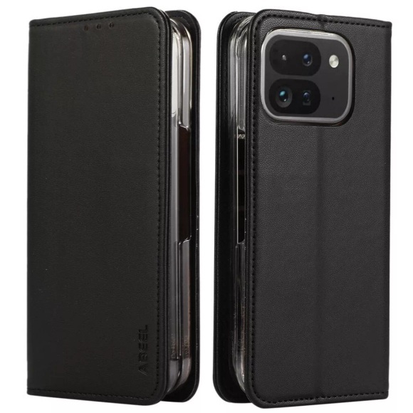Cover-Discount - Google Pixel 9 Pro Fold ABEEL Flip Case mit RFID Blocker, Weiss Bunt