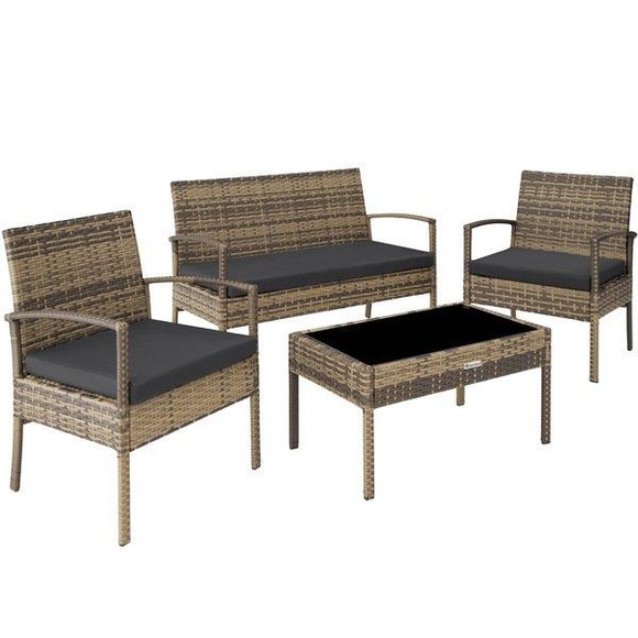 Rattan Sitzgruppe Sparta 3+1 Rattan Sitzgruppe Sparta 3+1