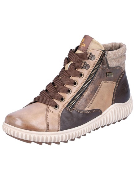 High-Sneaker mit remonte-Text-Ausstattung Remonte Taupe