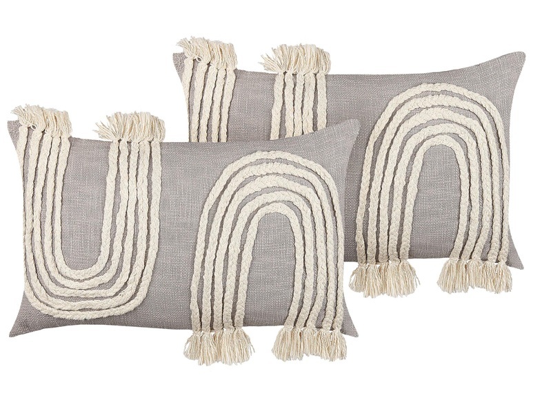 Kissen 2er Set aus Baumwolle Boho OCIMUM Kissen 2er Set aus Baumwolle Boho OCIMUM