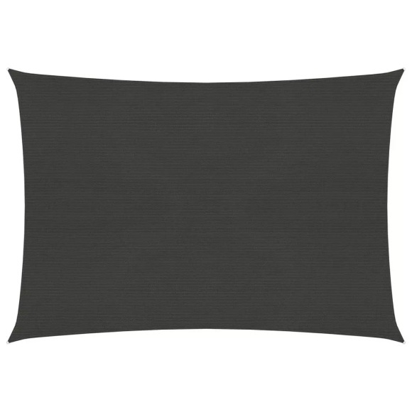 vidaXL Sonnensegel 160 g/m² Anthrazit 3,5x4,5 m HDPE
