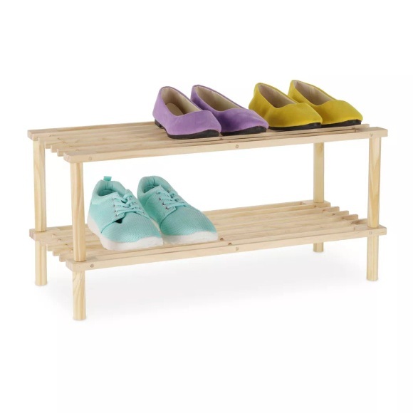 B2X - Schuhregal aus Holz, 65 CM