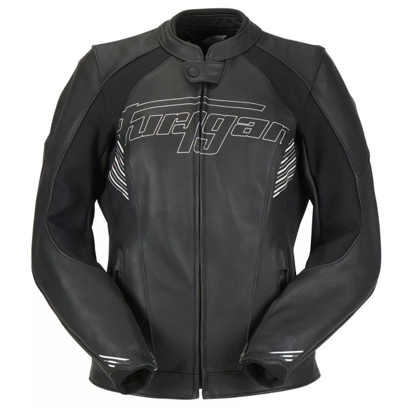 Furygan - motorradjacke damen alba, S, Schwarz/Weiss