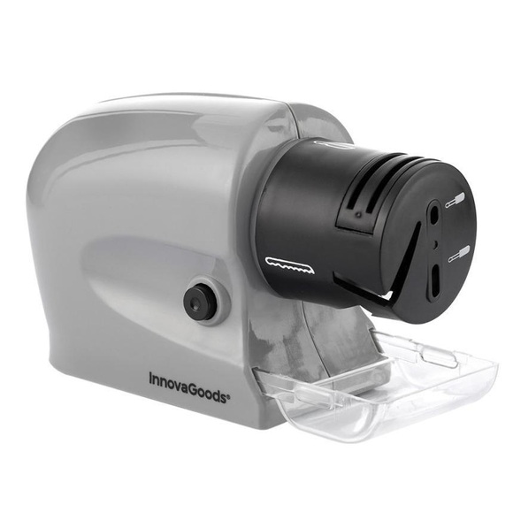 InnovaGoods - 6-in-1 Elektro-Messerschärfer Grau