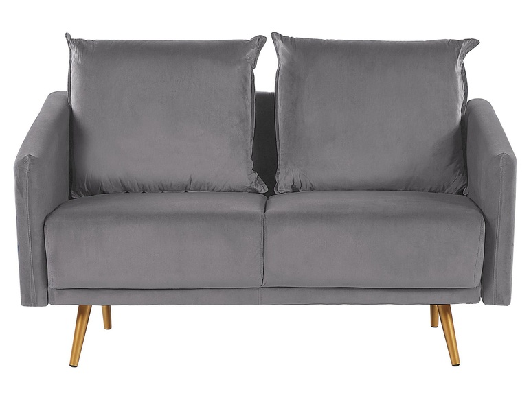 2 Sitzer Sofa aus Samtstoff Retro MAURA 2 Sitzer Sofa aus Samtstoff Retro MAURA