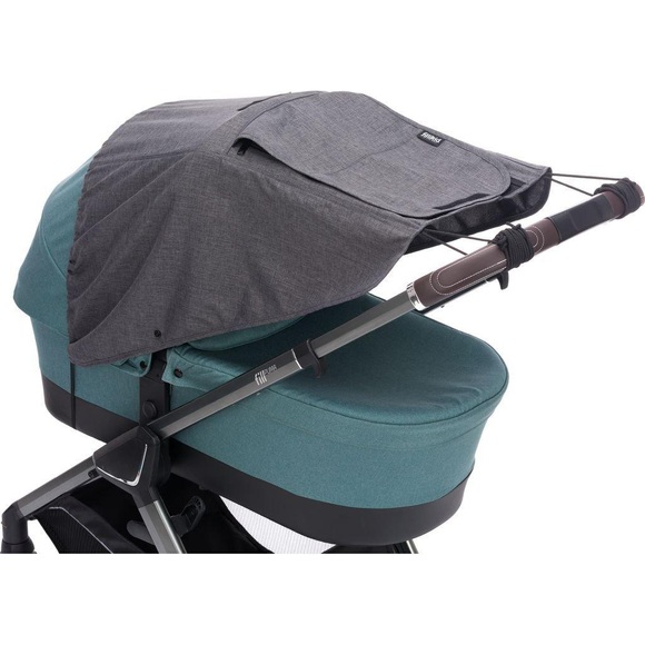 fillikid Sonnenschutz Deluxe grau melange für Kinderwagen