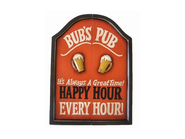 Dartboardschrank Darts Kabinett Happy Hour Dartboardschrank Darts Kabinett Happy Hour