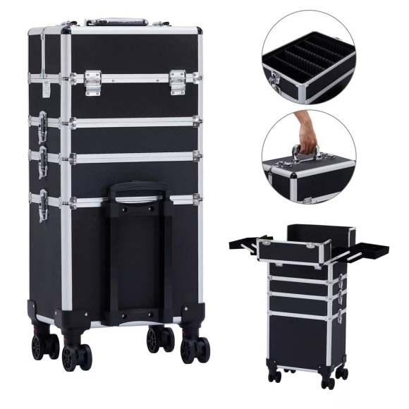 Kosmetikkoffer | Schminkkoffer | Beauty Organizer | Nagellack-koffer Unisex L