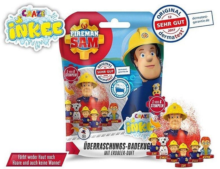 Craze - Überraschungs-Badekugel Fireman Sam