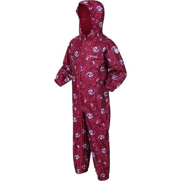 Regenanzug Wasserfest Unisex Himbeere 116