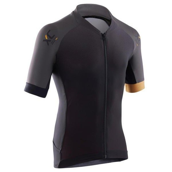 Mtb Trikot Xc Light Schwarz/beige Herren Schwarz 40/M
