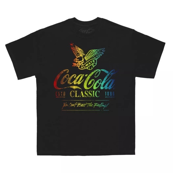 Coca-Cola - TShirt, für Herren, Schwarz, Größe L