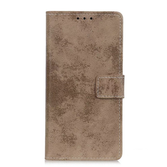 Xiaomi Mi Note 10 - Vintage Etui Wildleder Optik