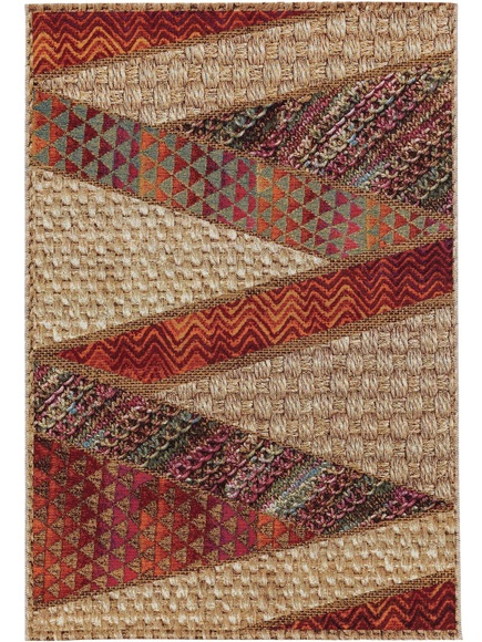 In- & Outdoor-Teppich Kenya Beige/Rot In- & Outdoor-Teppich Kenya Beige/Rot