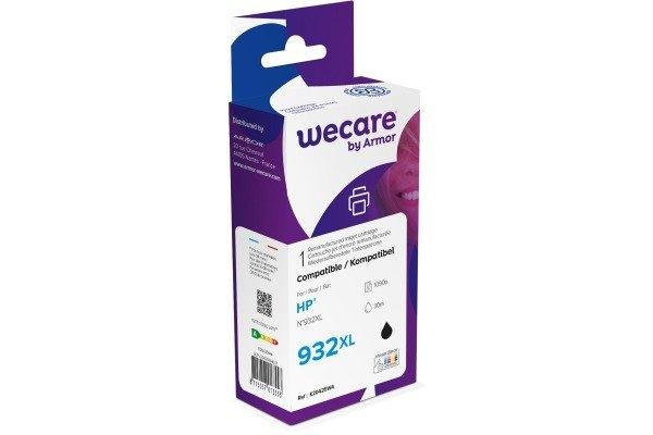 WECARE Tinte 932XL rebuilt schwarz CN053AEWE zu HP OfficeJet 6700 30ml