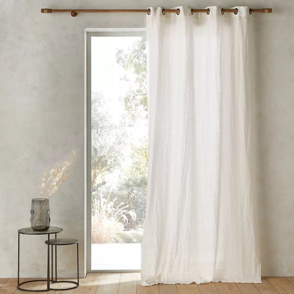 Vorhang Romane Unisex Weiss 140x220cm
