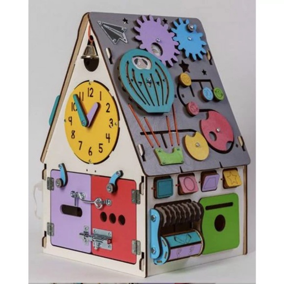 MotorikHaus mit Beleuchtung Montessori® Multicolor