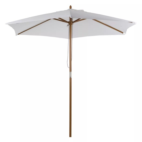 Outsunny - Sonnenschirm, One Size, Weiss