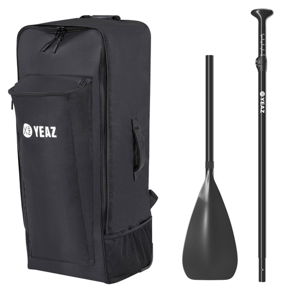 Kit Pro Trolley-rucksack Und Carbon-paddel - Eclipse Black Unisex Schwarz ONE SIZE
