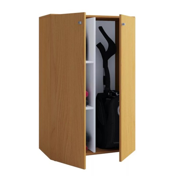 Holz Besenschrank Staubsauger Putzschrank Haushaltsschrank Drehtüren Lona L Holz Besenschrank Staubsauger Putzschrank Haushaltsschrank Drehtüren Lona L