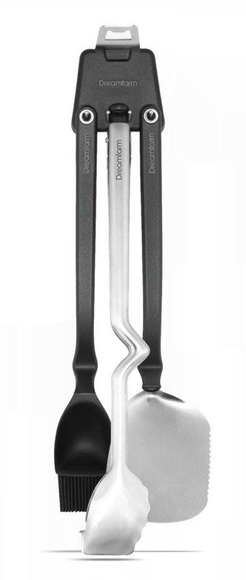 Grill Tools Set Unisex Schwarz