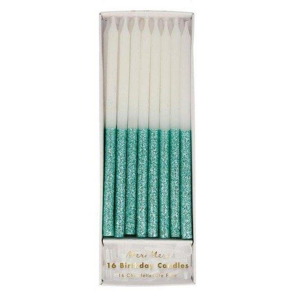 16 Kerzen mit Pailletten 16 Kerzen mit Pailletten