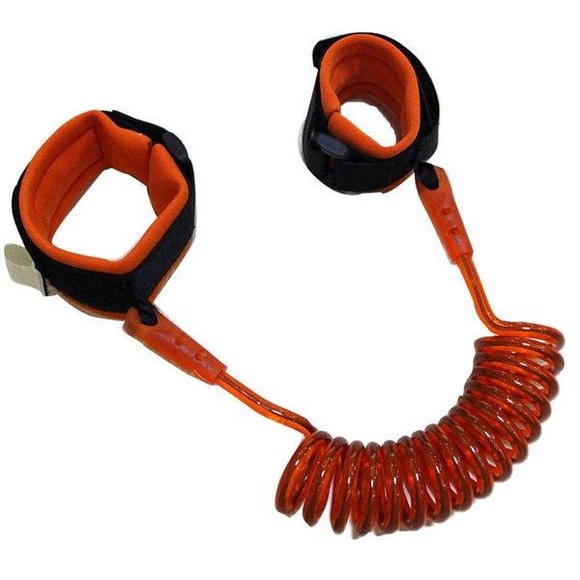 Elastische Kindersicherheitsleine (am Handgelenk Befestigbar) 2m - Orange Unisex Orange