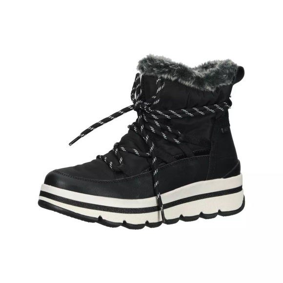 TOM TAILOR Winterboots, mit Fellimitat-Kragen