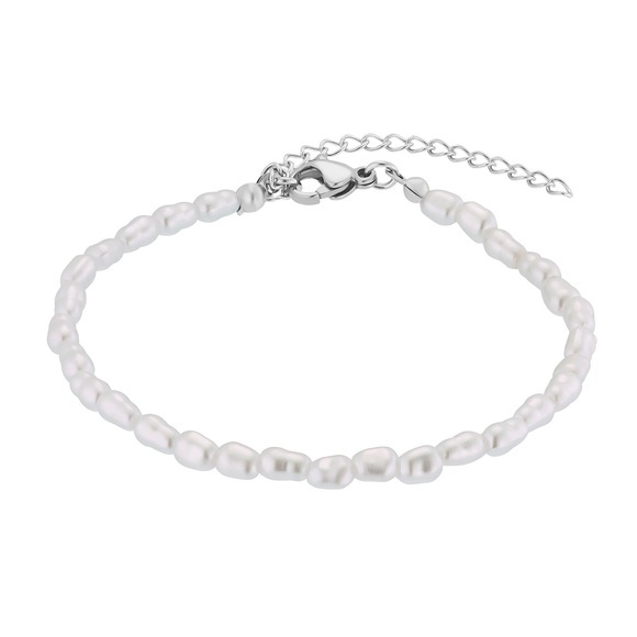 Marta Perlenarmband Unisex Silber ONE SIZE