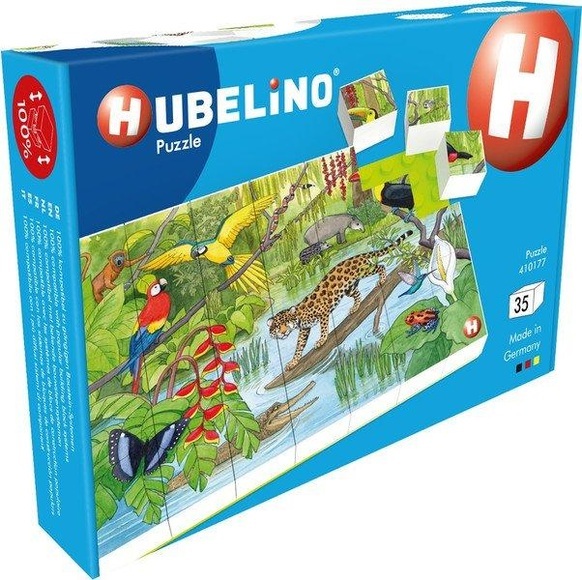 HUBELINO® Puzzle Tiere im tropischen Regenwald (35-teilig)